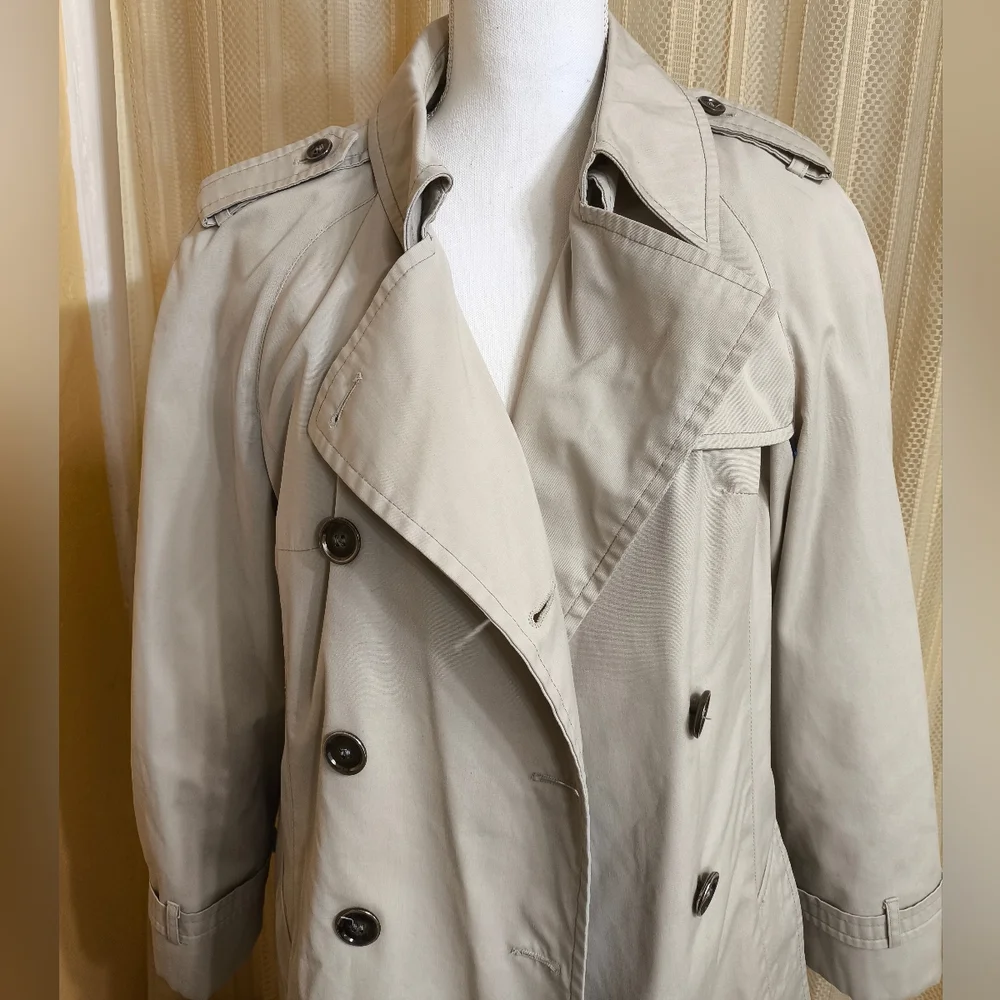 London Fog Trench Coat 14 - Picture 2 of 7